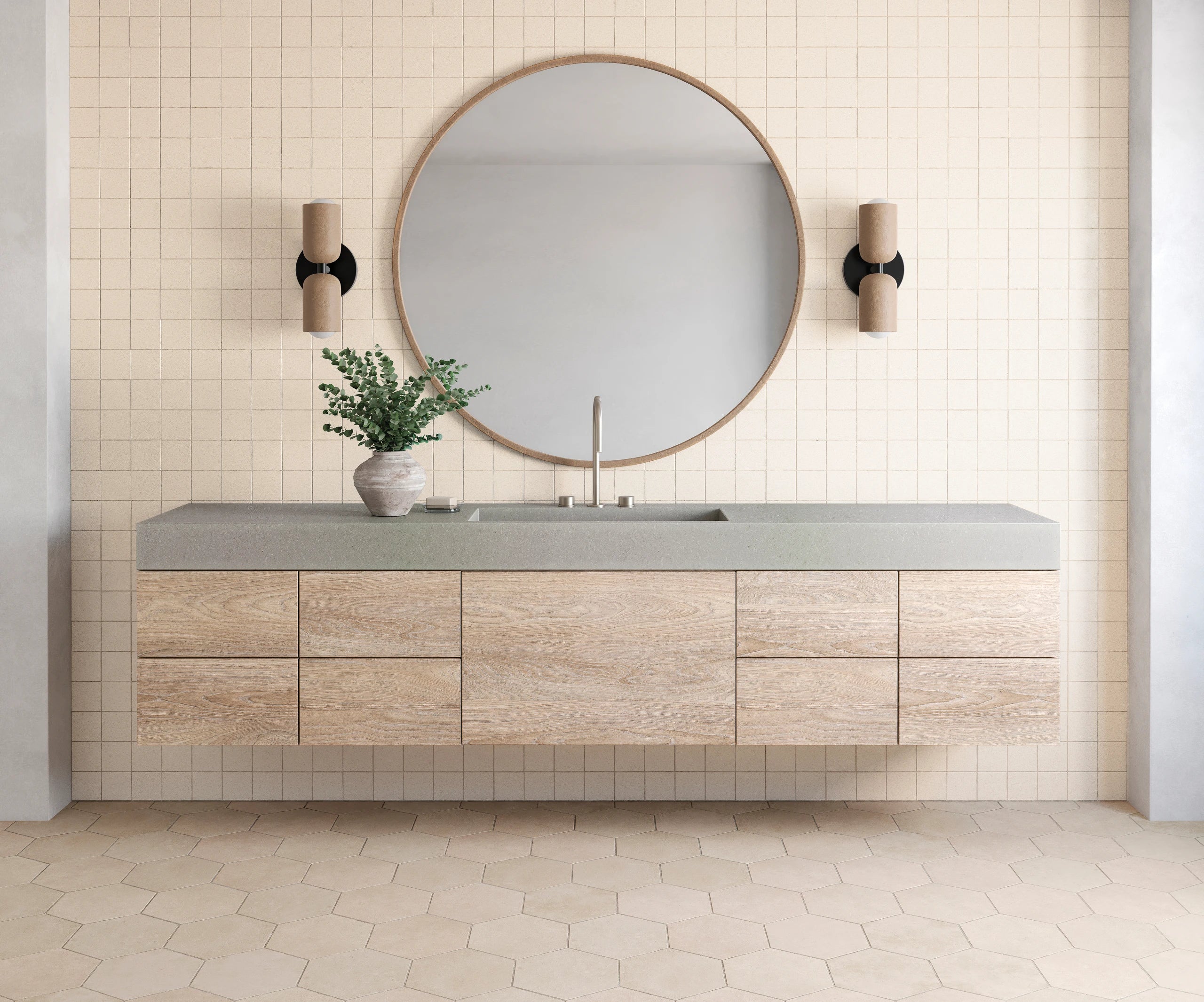 Hexagon Matte Porcelain Floor Tile 10" x 10" - Image 9