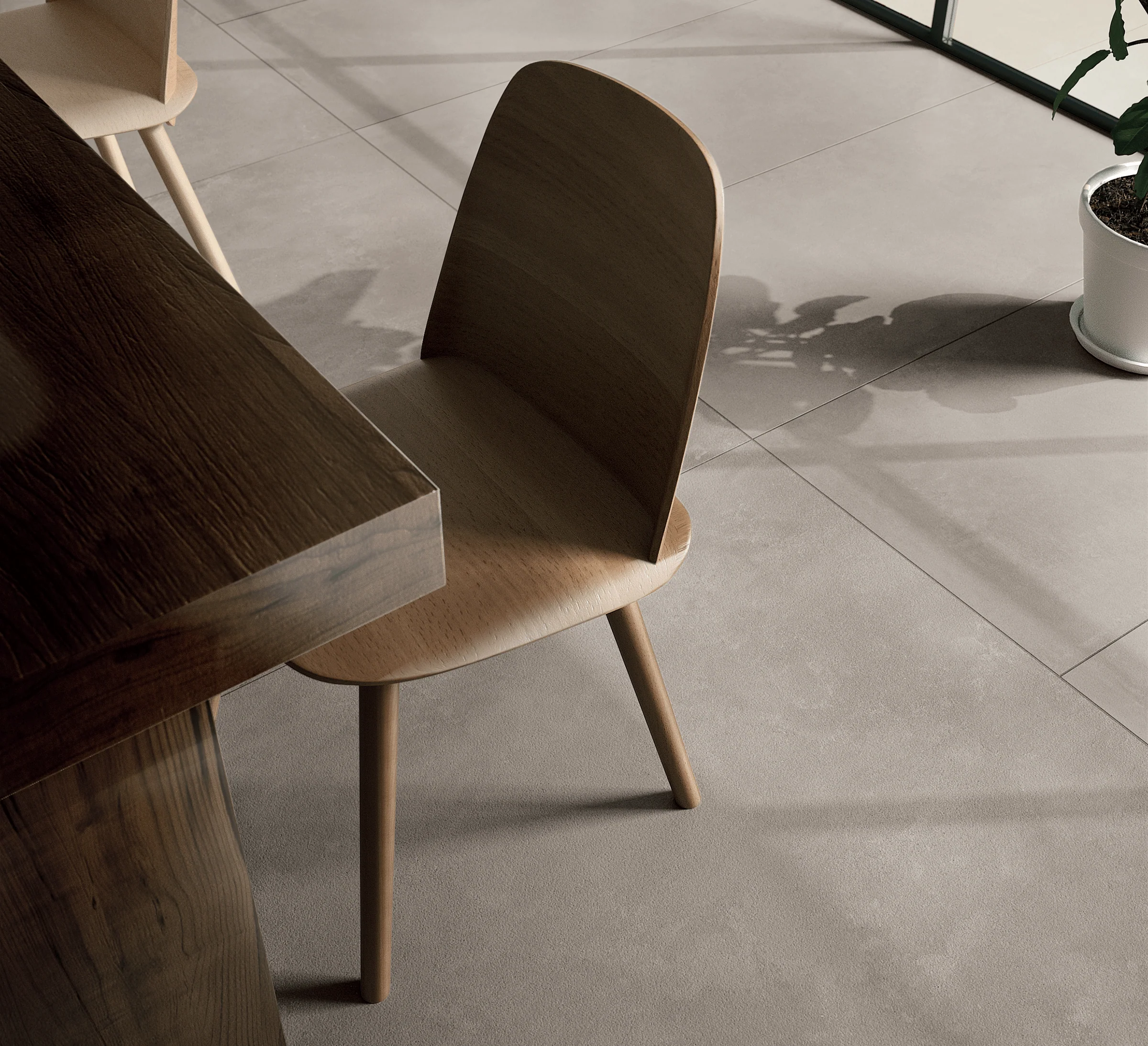 Natural Porcelain Tile 48" x 48" - Image 4